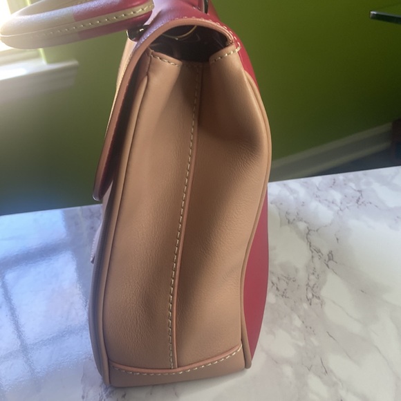 🇬🇧✨BURBERRY✨TRENCH CALFSKIN PINK CROSSBODY/TOP HANDLE✨with COA - Picture 13 of 17